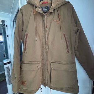 KIMES RANCH WOMEN'S AWA SHERPA LINED JACKET size large new w/o tags